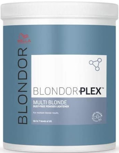 Puder rozjaśniający do włosów Wella Professionals Blondor Plex Multi Blonde in Pulverform 800 g (3614229710182/4064666212579) - obraz 1