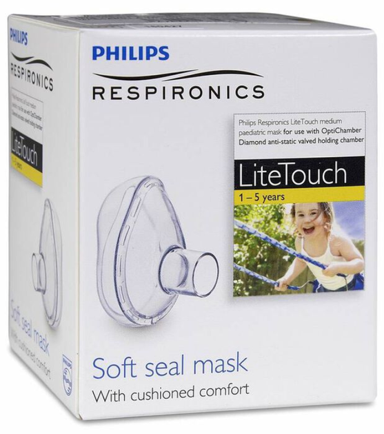 Maska inhalacyjna Philips Respironics LiteTouch Diamond dla niemowląt 0-18 m (8470001635662) - obraz 1