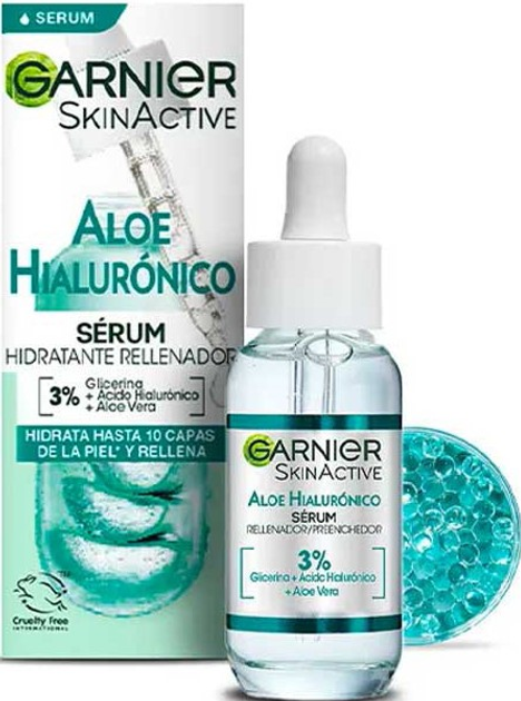 Сироватка для обличчя Garnier Skin Active Hyaluronic Aloe 30 мл (3600542541527) - зображення 1