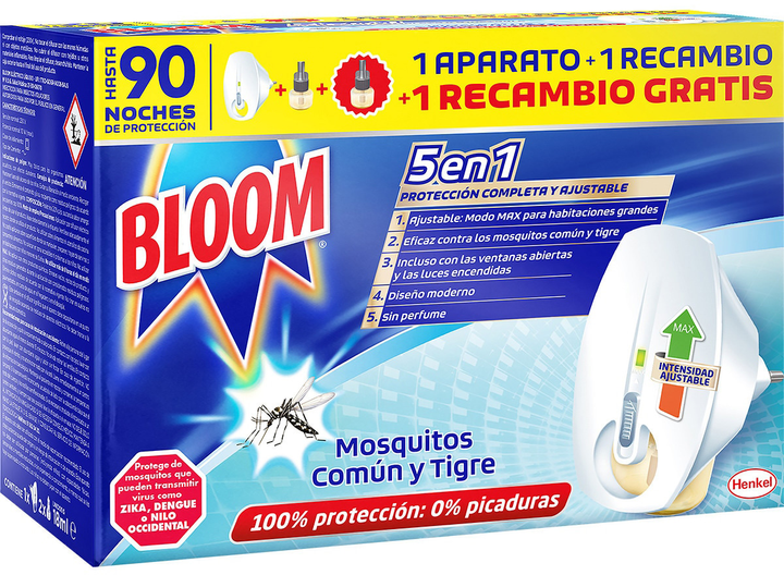 Електричний відлякувач комарів Bloom Mosquitos Electric Repellent (8436032711065) - зображення 1