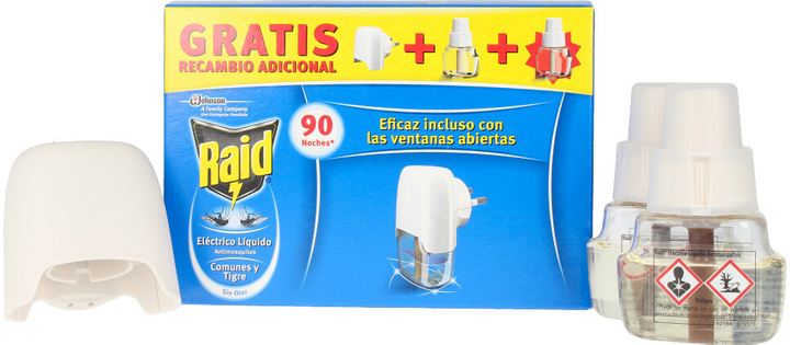 Elektryczny odstraszacz komarów Raid Mosquito Protection Device (5000204092998) - obraz 2