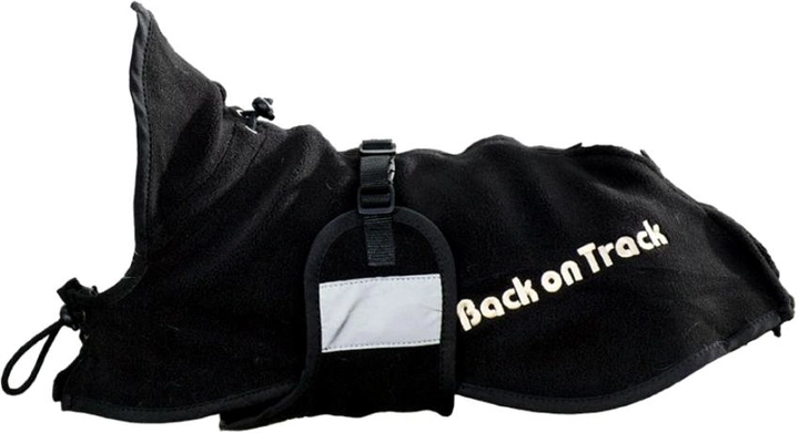 Флісове пальто Back on Track Coat with fleece XS 37 см Black (7340041110942) - зображення 1