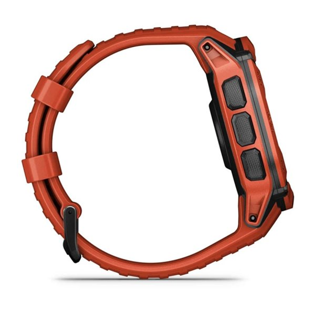 Смарт-годинник Garmin Instinct 2X Solar 50 mm Flame Red (010-02805-01) - зображення 5