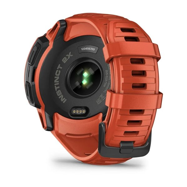 Смарт-годинник Garmin Instinct 2X Solar 50 mm Flame Red (010-02805-01) - зображення 10