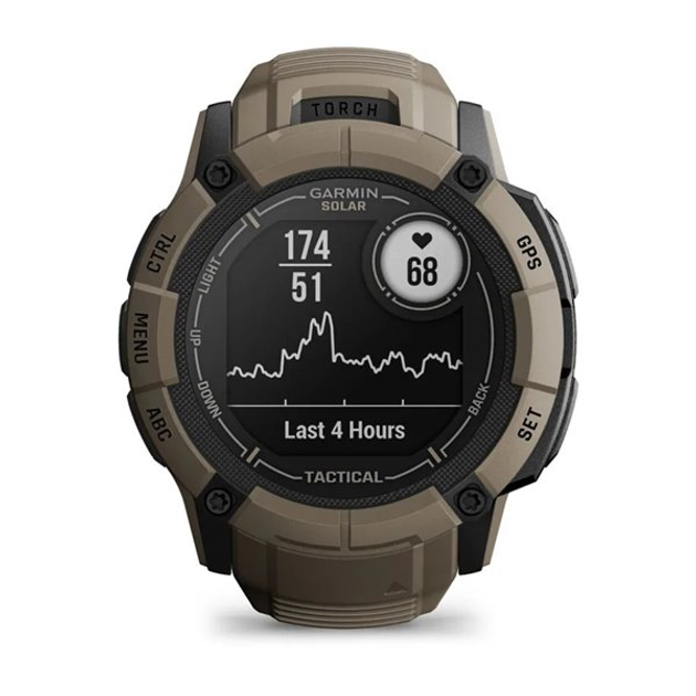 Smartwatch Garmin Instinct 2X Solar Tactical Edition Coyote Tan (010-02805-02) - obraz 4