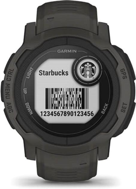 Zegarek sportowy Garmin Instinct 2 Graphite (010-02626-00) - obraz 4