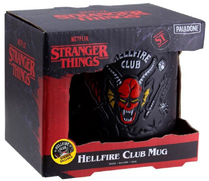 Kubek Paladone Stranger Things Hellfire Club 400 ml (5055964791209) - obraz 3