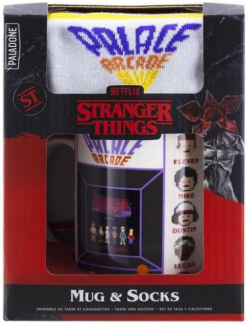 Zestaw Paladone Stranger Things Kubek 300 ml + Skarpety (5055964790646) - obraz 4
