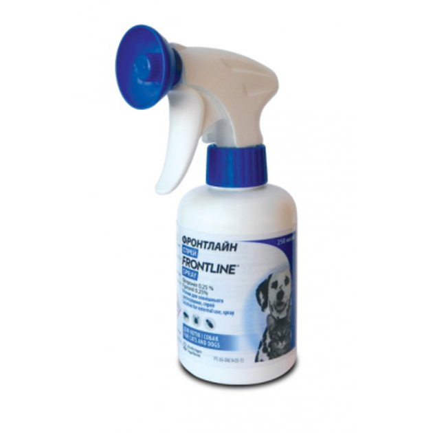 Спрей для животных Merial Frontline Spray от блох и клещей 250 мл ...