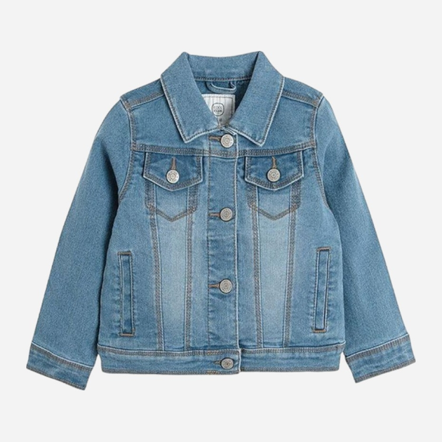 Дитяча джинсова куртка для дівчинки Cool Club CJG2411440 104 см Блакитна (5903977186492) - зображення 1
