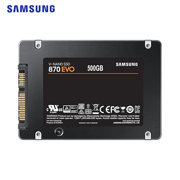 SSD диск Samsung 870 EVO MZ-77E500 500 ГБ – фото, отзывы