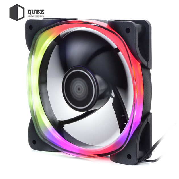 Вентилятор QUBE FR-701 120mm Black RGB - изображение 4