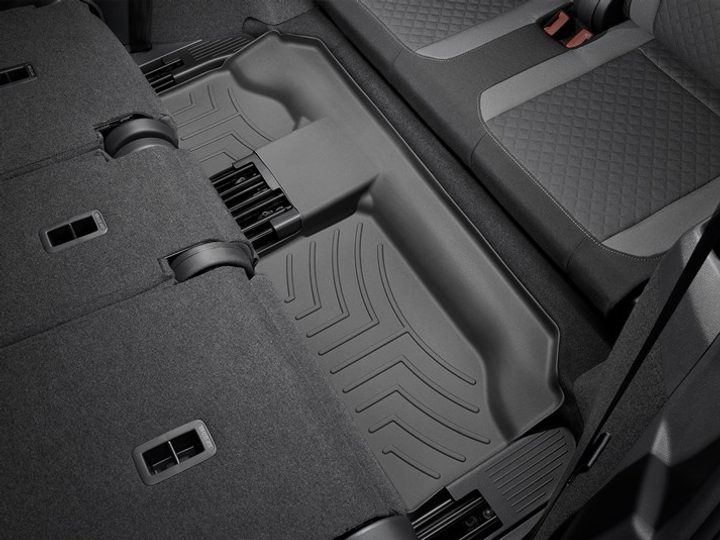 Акція на Автокилимок третій ряд WeatherTech 3D лайнери Volkswagen Tiguan Allspace (2020-...) Чорний від Rozetka