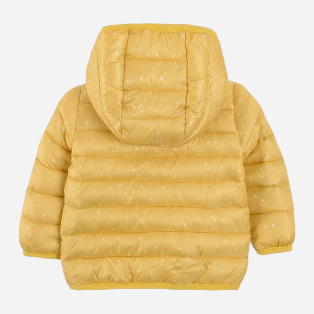 Дитяча демісезонна куртка для дівчинки Cool Club COG2400662 68 см Жовта (5903977224347) - зображення 2
