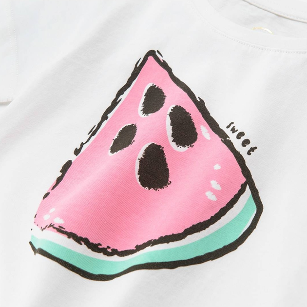 Дитяча футболка для дівчинки Cool Club CCG2412708 122 см Біла (5903977309228) - зображення 2