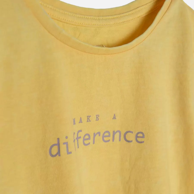 Дитяча футболка для дівчинки Cool Club CCG2410650 110 см Жовта (5903977126016) - зображення 2