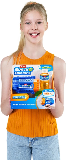 Игровой набор Bunch O Bubbles Mini S1 Бластер с мыльными пузырями (11347) - изображение 8