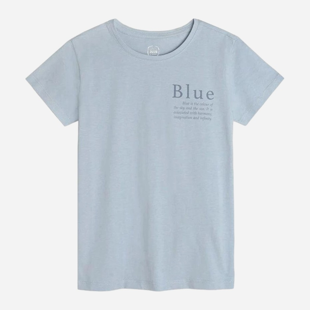 Підліткова футболка для дівчинки Cool Club CCG2422107 140 см Блакитна (5903977231741) - зображення 1