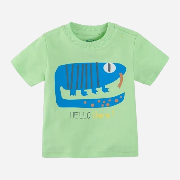 Дитяча футболка для хлопчика Cool Club CCB2403063 86 см Світло-зелена (5903977336590) - зображення 1