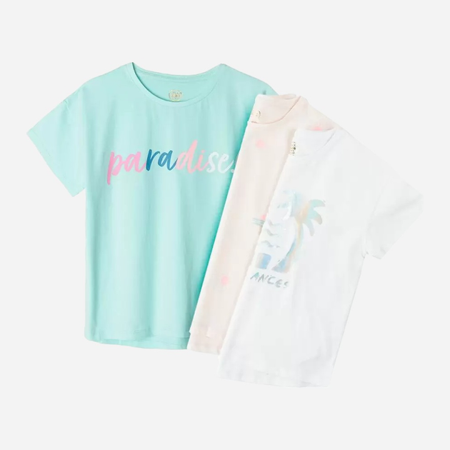 Набір підліткових футболок 3 шт для дівчинки Cool Club CCG2423304-00 164 см Різнокольоровий (5903977351968) - зображення 1