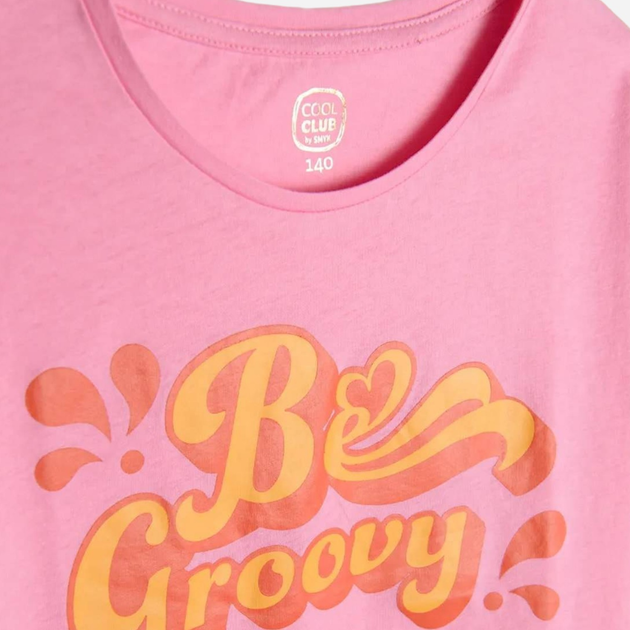 Підліткова футболка для дівчинки Cool Club CCG2422831 170 см Світло-рожева (5903977293091) - зображення 2