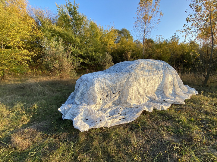 Сетка бесшумная маскировочная камуфляжная ТМ GERC 7х10 м зима (SMW-2_23 7/10) - изображение 2