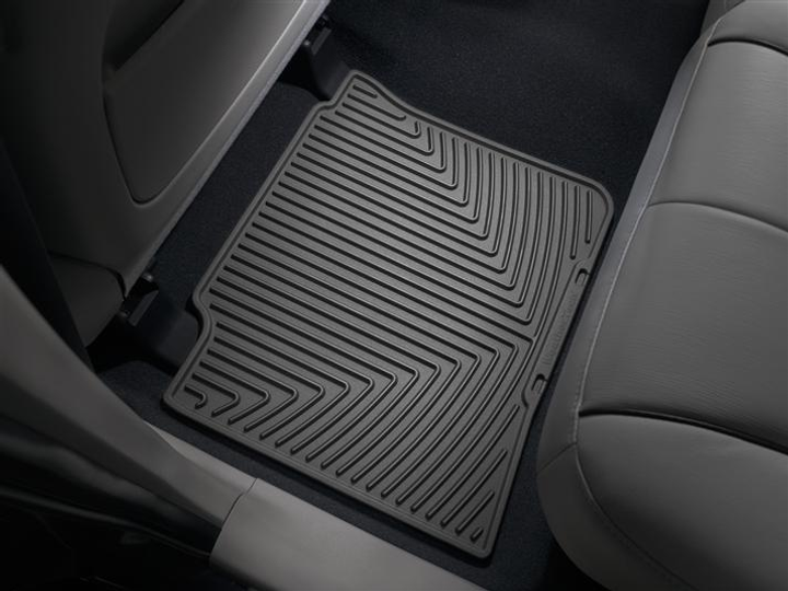 Акція на Комплект автокилимків на другий ряд WeatherTech Всесезонні Toyota Venza (2009-2012) 2 шт Чорний від Rozetka