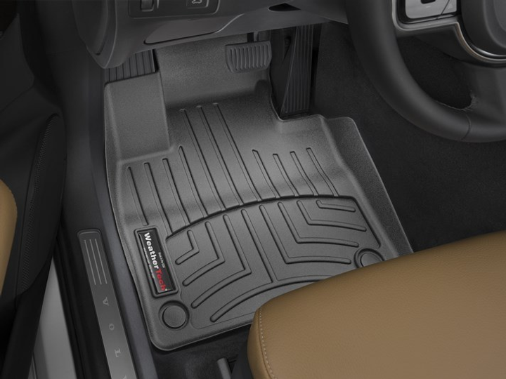 Акція на Комплект автокилимків передніх WeatherTech 3D лайнери Volvo XC90 (2016-2020) 2 шт Чорний від Rozetka