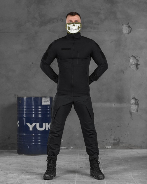 Облегченный тактический костюм smok black S - изображение 1