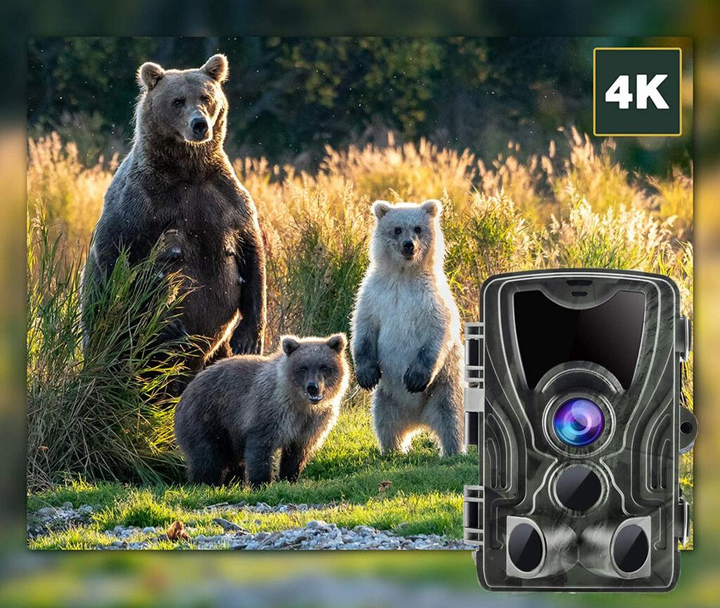 Фотоловушка Suntek Huntcam HC-801 PRO 4G-камера с поддержкой облачного сервиса видео 4K онлайн режим обзор 120° 36MP IP65 - изображение 4