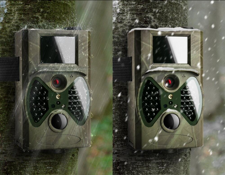 Фотоловушка Suntek HC-300А с пультом ДУ охотничья камера без модема видео 1080p запись звука обзор 120° 12MP IP54 - изображение 6