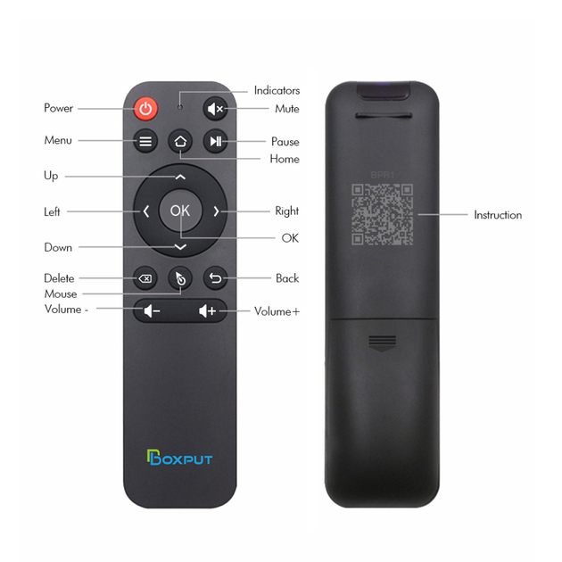 Аеропульт (аеромышь) Bluetooth Boxput BPR1S с голосовым управлением и гироскопом - изображение 3