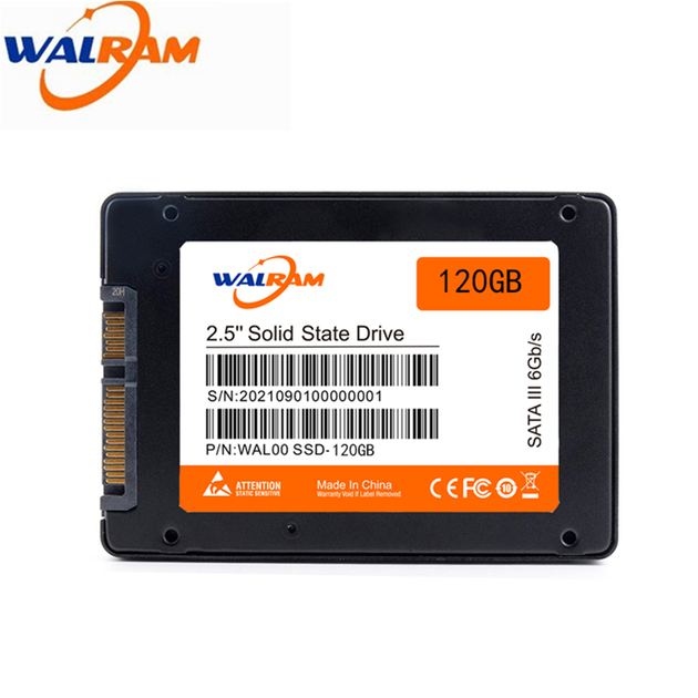 Твердотільний накопичувач SSD 2.5" WALRAM 120GB SATA TLC - зображення 3