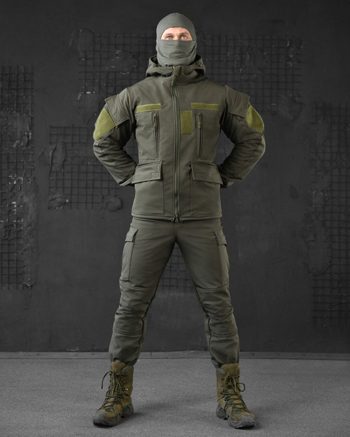 Тактичний костюм softshell olive 0 XXL - зображення 1