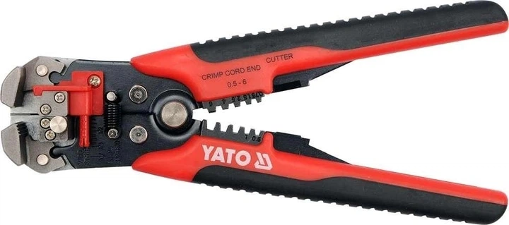 Szczypce do zaciskania i ściągania izolacji YATO 210 mm (YT-2278) - obraz 2