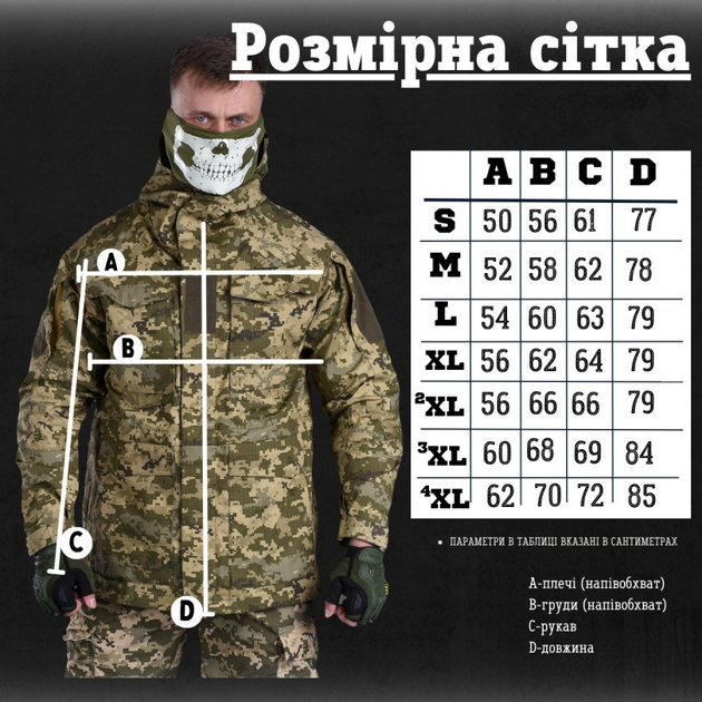 Весенняя тактическая куртка пиксель tirex XXXXL - изображение 2