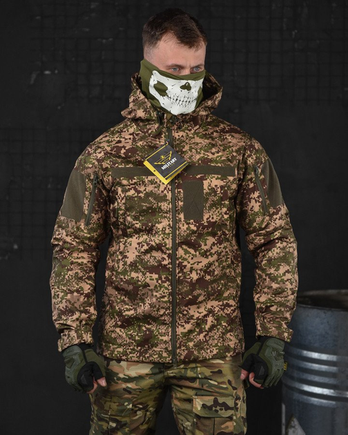 Весняна тактична куртка софтшел military plus хижак 0 M - зображення 1