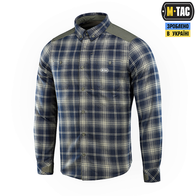 M-Tac сорочка Redneck Shirt Olive/Navy Blue XS/R - зображення 1