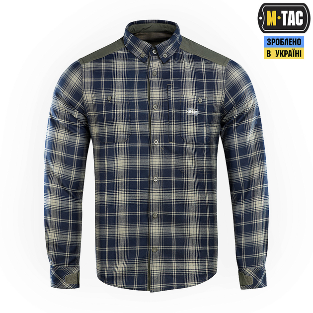 M-Tac сорочка Redneck Shirt Olive/Navy Blue 2XL/L - зображення 2