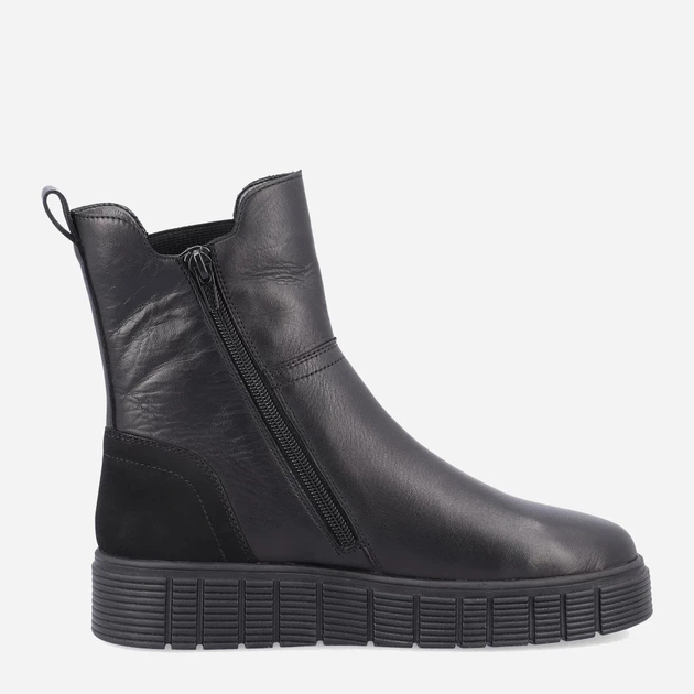 Жіночі черевики високі Rieker REVW1062-00 40 Чорні (4061811125524) - зображення 3