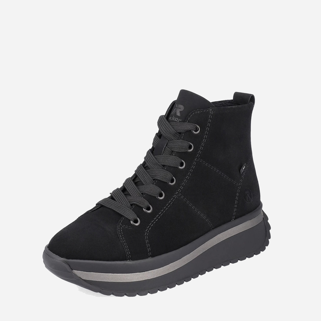 Жіночі зимові черевики низькі Rieker REVW0960-00 40 Чорні (4061811127856) - зображення 2