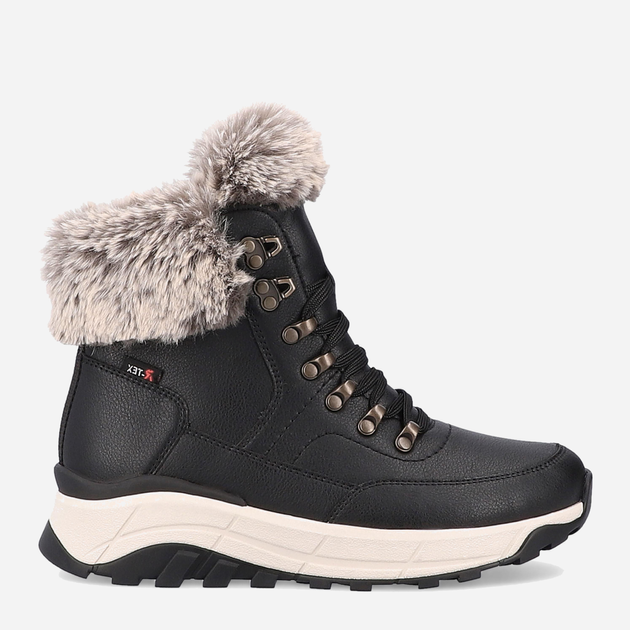 Жіночі зимові черевики низькі Rieker REVW0063-00 38 Чорні (4061811105779) - зображення 1