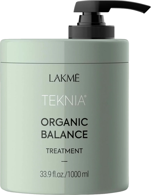 Intensywnie nawilżająca maska do włosów Lakme Teknia Organic Balance Treatment 1000 ml (8429421441315) - obraz 1