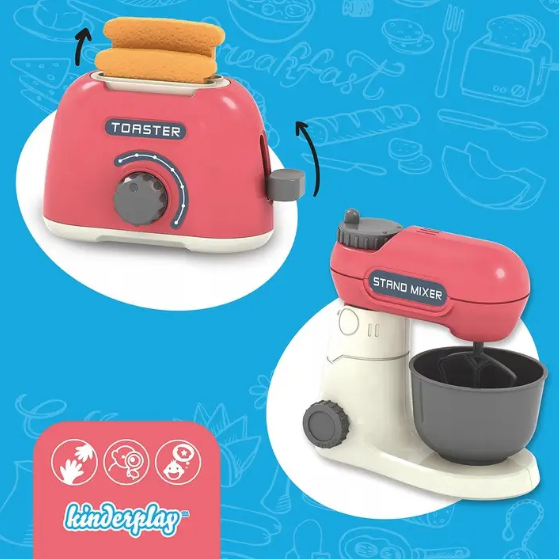 Кухонна техніка, мікрохвильова піч, тостер, міксер, аксесуари Kinderplay KP4190 - зображення 4