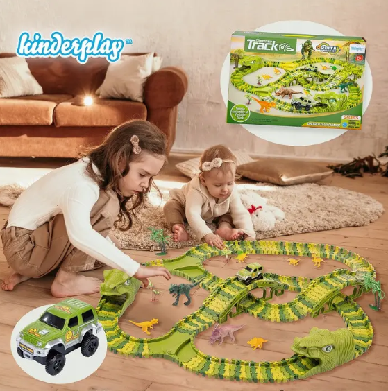 Гоночний трек парк динозаврів 360 см Kinderplay КP9279 - зображення 2