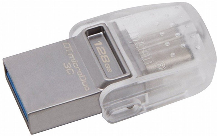 Pamięć flash USB Kingston DataTraveler microDuo 3C 128 GB (DTDUO3C/128GB) - obraz 1