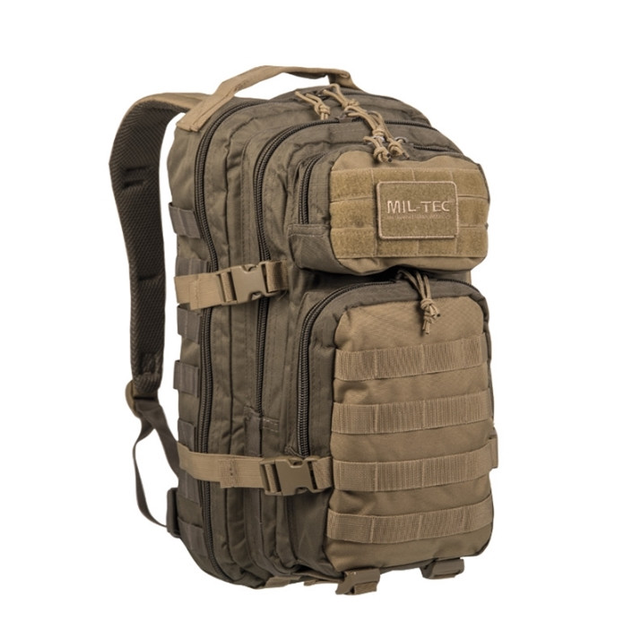 Рюкзак тактический Mil-Tec US Assault Pack 20 л RANGER GREEN/COYOTE 14002102 - изображение 1