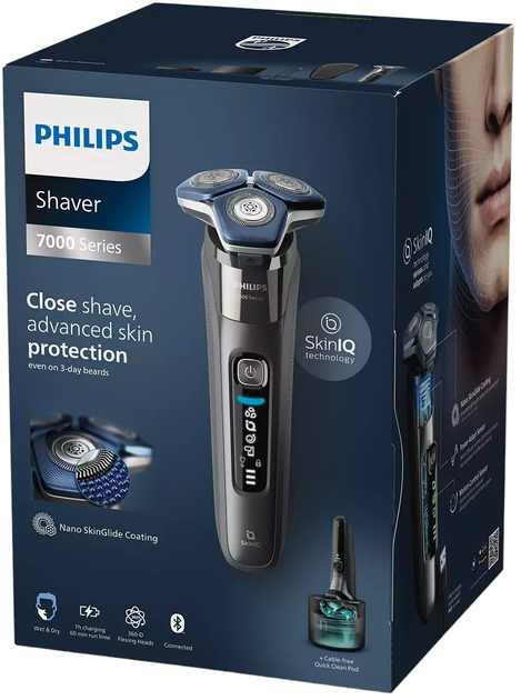 Електробритва Philips Series 7000 S7887/55 Dark Chrome - зображення 6