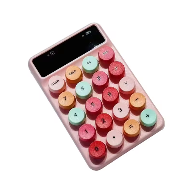 Бездротова цифрова клавіатура VHG Q3 Pink, Wireless Numeric Keyboard - изображение 2