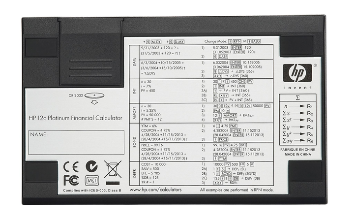 Kalkulator HP Financial Platnium (HP12CPL) - obraz 3